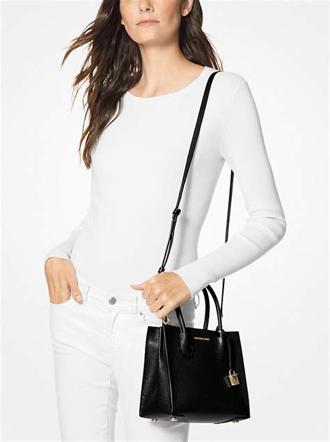 michael kors mercer medium admiral|Michael Kors medium mercer handbag.